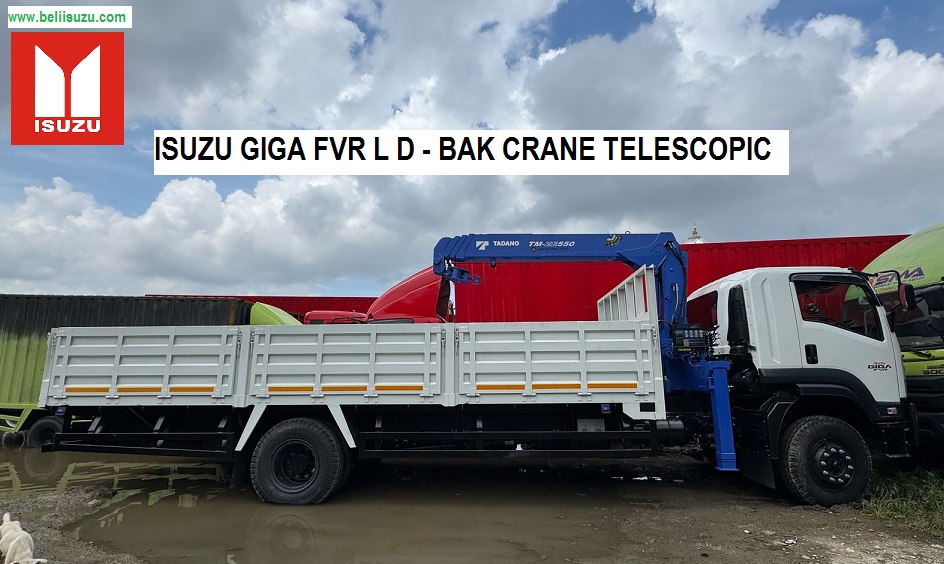 TRUK CRANE TELESCOPIC BOOM ISUZU GIGA FVR 6 BAN 245 PS TRUK CRANE TELESCOPIC BOOM ISUZU GIGA FVR 6 BAN 245 PS