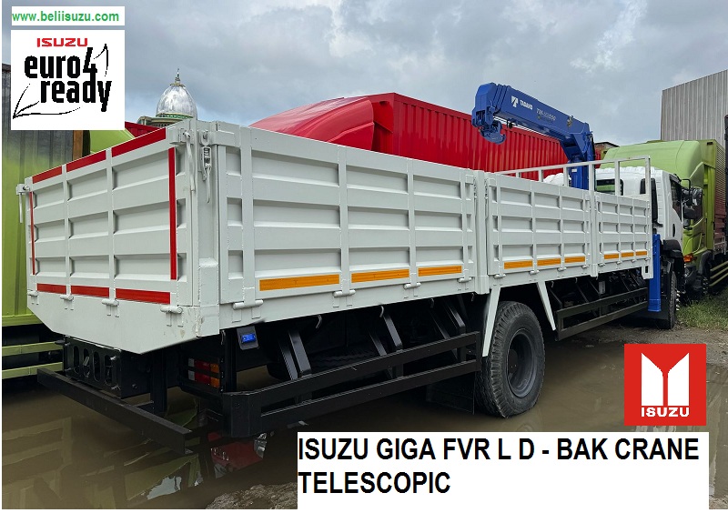 Truk Bak Crane ISUZU GIGA FVR 245 PS Truk Bak Crane ISUZU GIGA FVR 245 PS