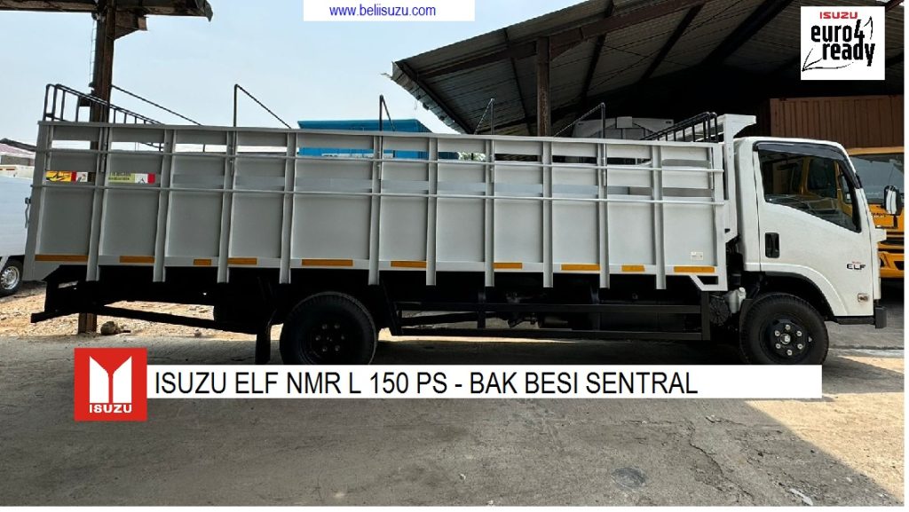 TRUK BAK BESI SENTRAL ISUZU NMR LONG 150 PS EURO 4