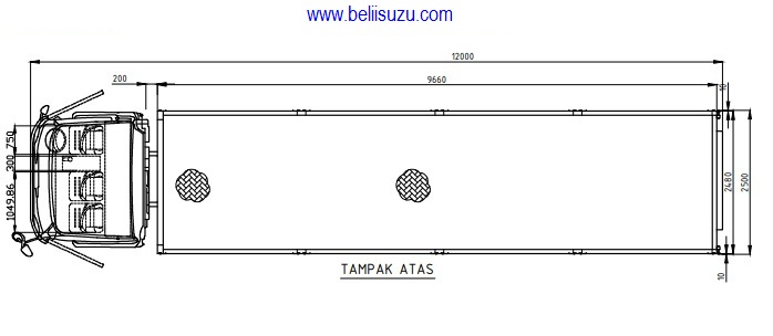 DRAWING GIGA FVM U HP BAK BESI 9 WAY ( TAMPAK ATAS )