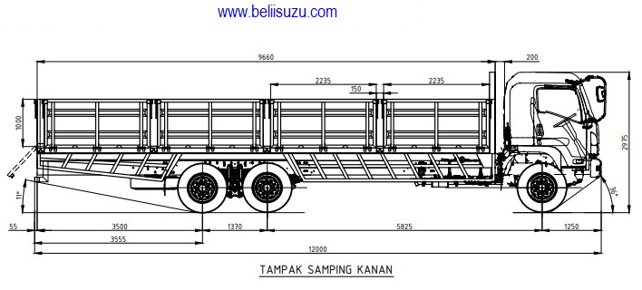 drawing  Giga FVM U HP BAK BESI 9 WAY ( KANAN )