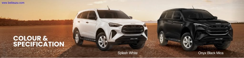 ISUZU MUX 4x4 2025 face lift terbaru warna pilihan ISUZU MUX 4x4 2025 face lift terbaru warna pilihan