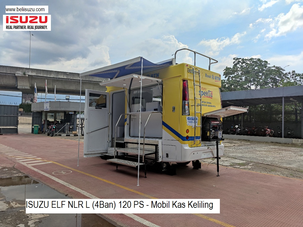 Mobil Kas Keliling Layanan Bank Berjalan Isuzu NLR EURO 4