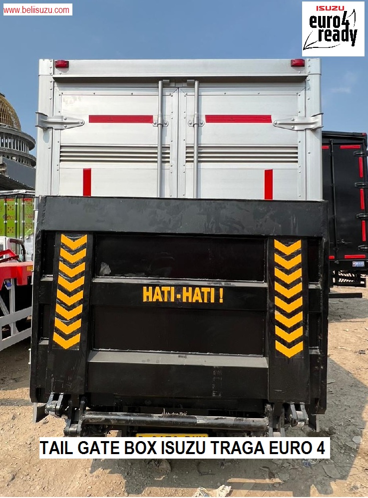 Truk BOX TAIL GATE ISUZU TRAGA Truk BOX TAIL GATE ISUZU TRAGA