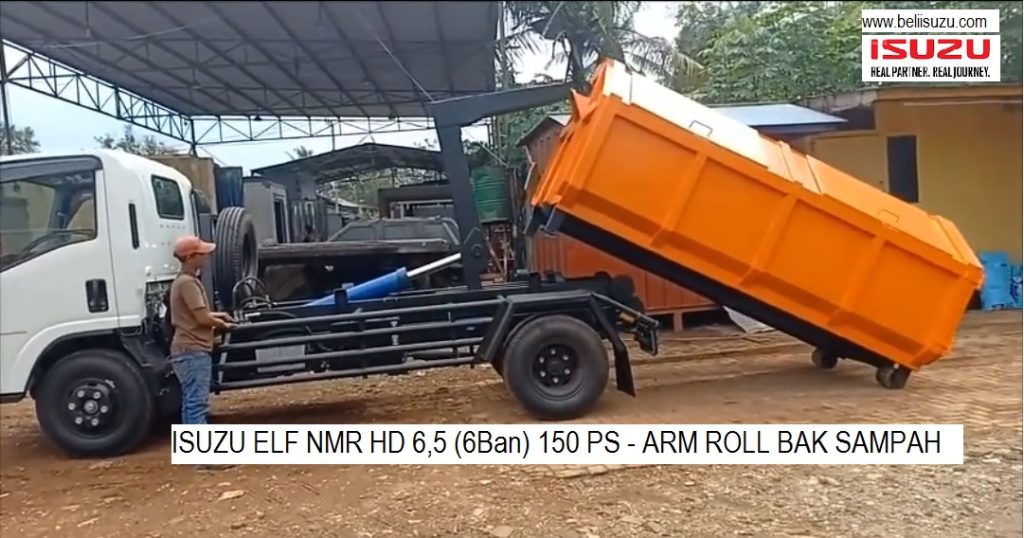 ISUZU NMR HD 6,5 TRUK ARM ROLL SAMPAH