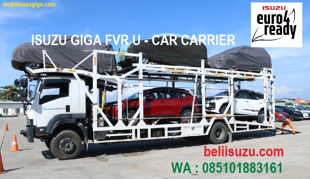Isuzu Giga FVR U car carrier