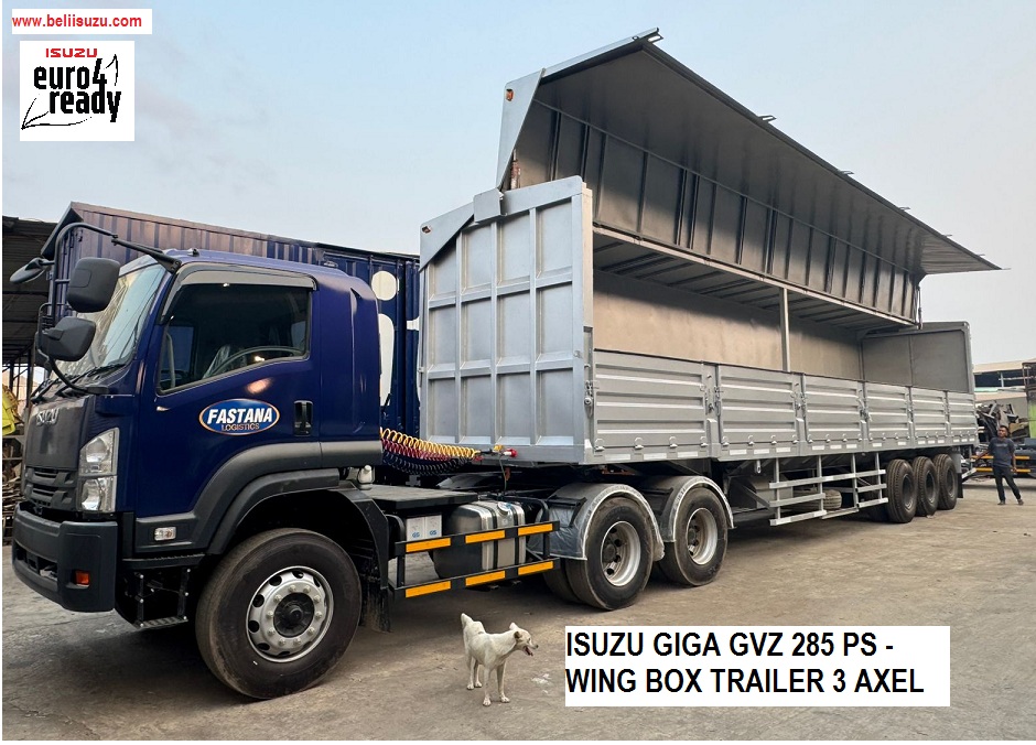 ISUZU GIGA GVR J HP ABS TRAILER WING BOX